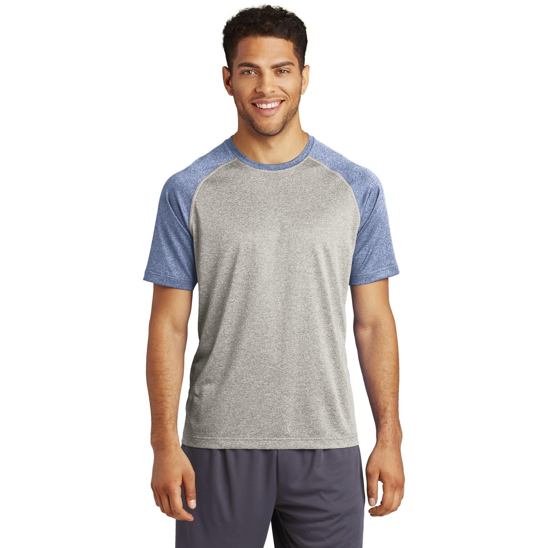 Sport-Tek-Sport-Tek ® Heather-On-Heather Contender ™ Tee. ST362-MedTech-5